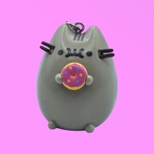 Pusheen the Cat Donut Keychain
